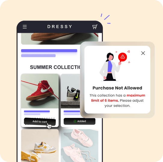 Product & collection-level restrictions