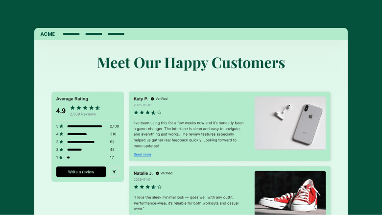 All Reviews Page - Variant 4