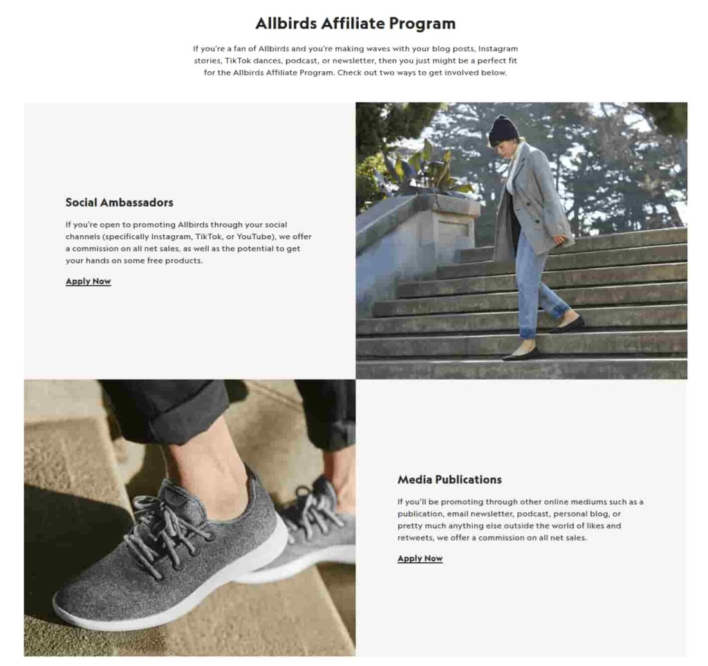 Allbirds Affiliate Program