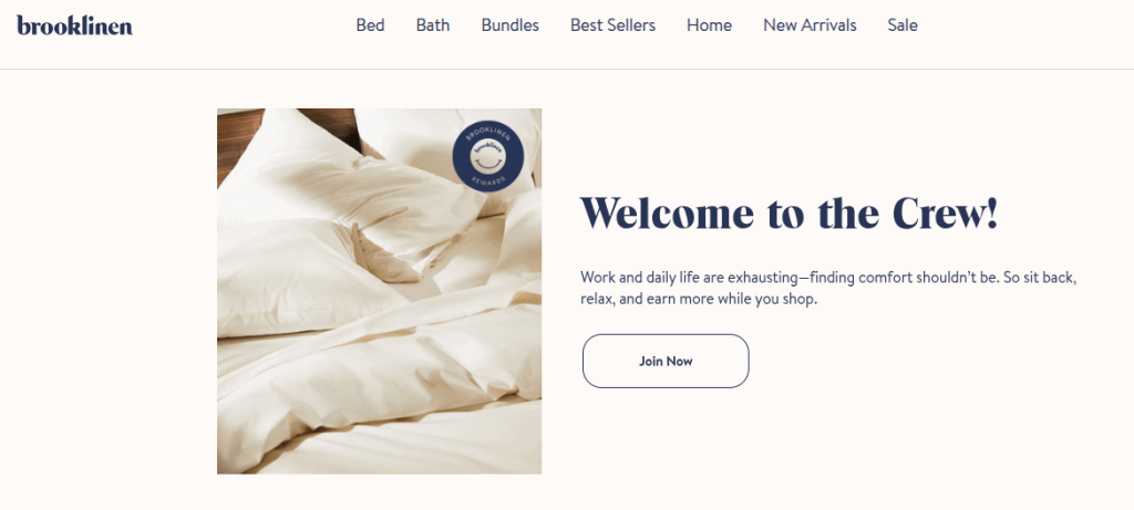 Brooklinen Rewards Program