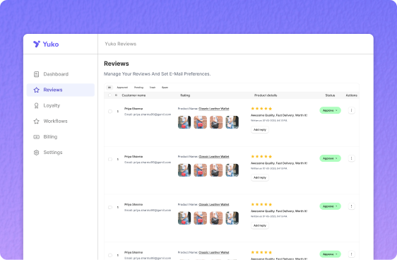 Centralized Store Reviews