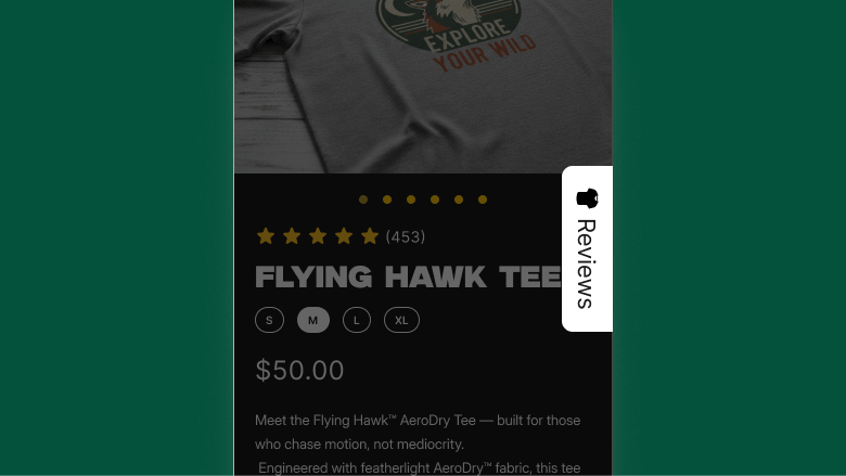 Floating Sidebar - Variant 4