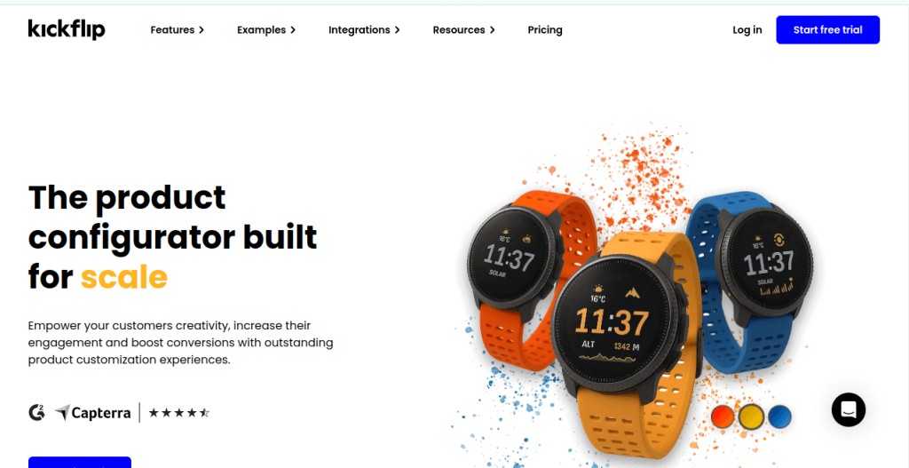 Kickflip custom product builder