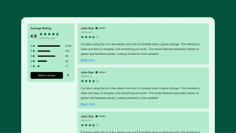 List Layout - Variant 4
