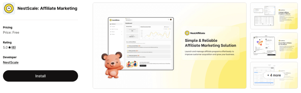 NestScale Affiliate Marketing App