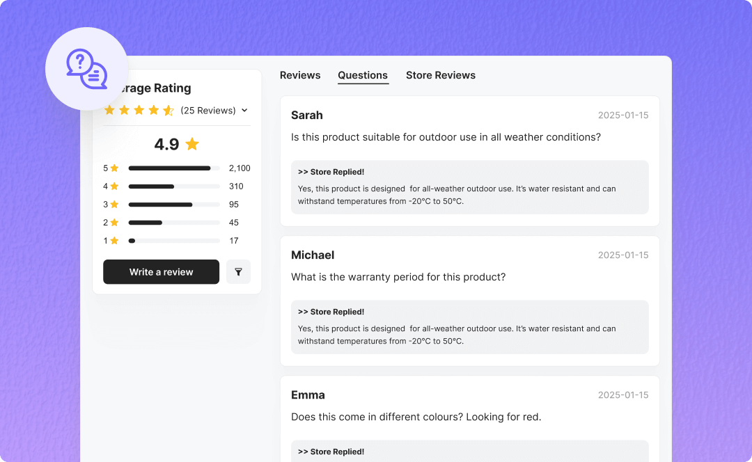 Question and Answers Hero