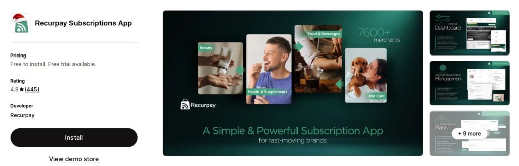 Recurpay-Subscriptions