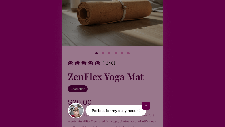 Review Popups - Variant 2