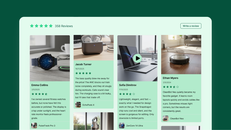 product review variant 1