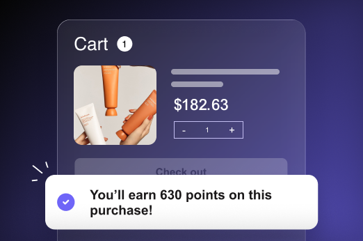 Cart Earn Widget