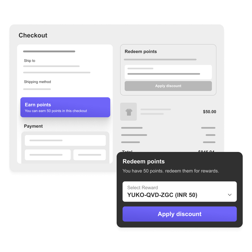 Checkout Page Widget