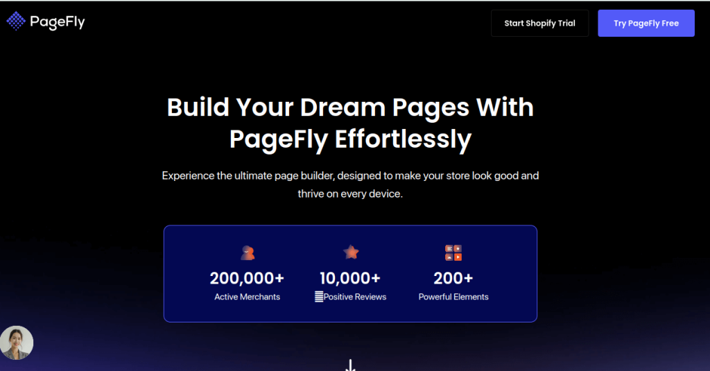Pagefly landing page builder