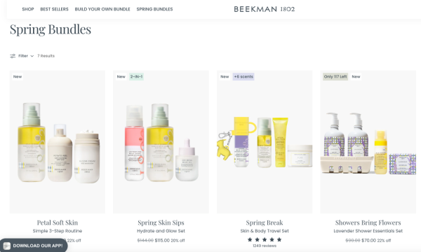 Beekman’s Spring Bundles
