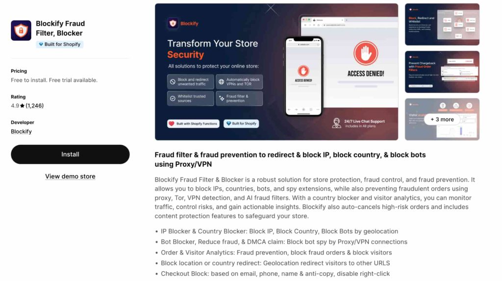 Blockify Fraud Filter & Blocker