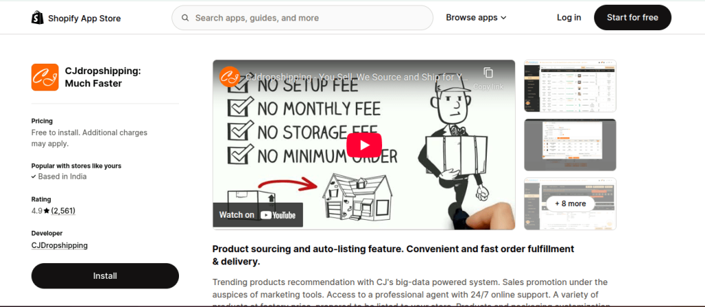 Cjdropshipping all in one option
