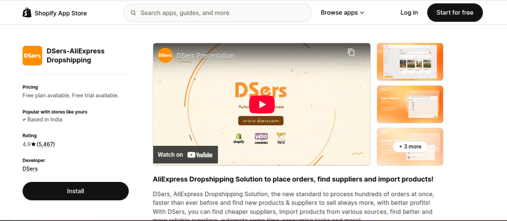 Dsers dropshipping 
