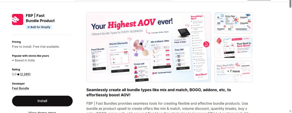 Fast Bundle - Best for Product Bundling