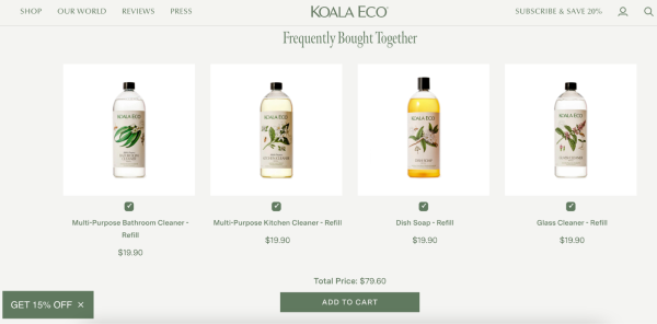 Koala Eco Frequently Bought Together Bundle
