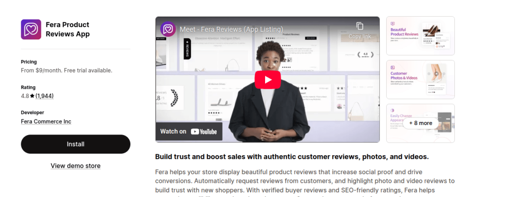 fera shopify app store