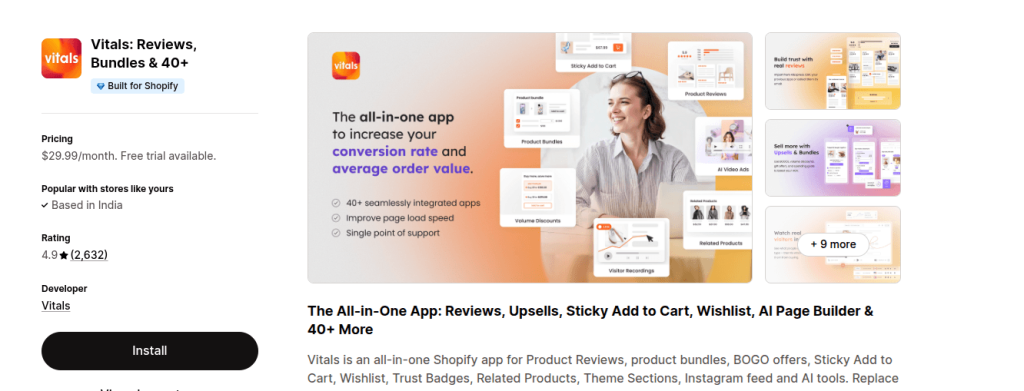 Vitals - Best for App Consolidation